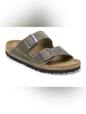 Birkenstock Arizona Faded Khaki Size 42